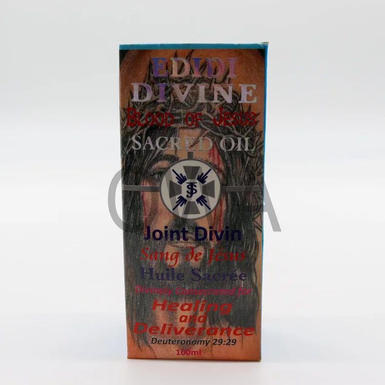 Edidi Divine Blood Of Jesus Sacred Oil - Healing And Deliverance