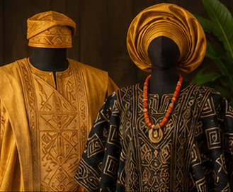 Traditional African Hats and Outfits