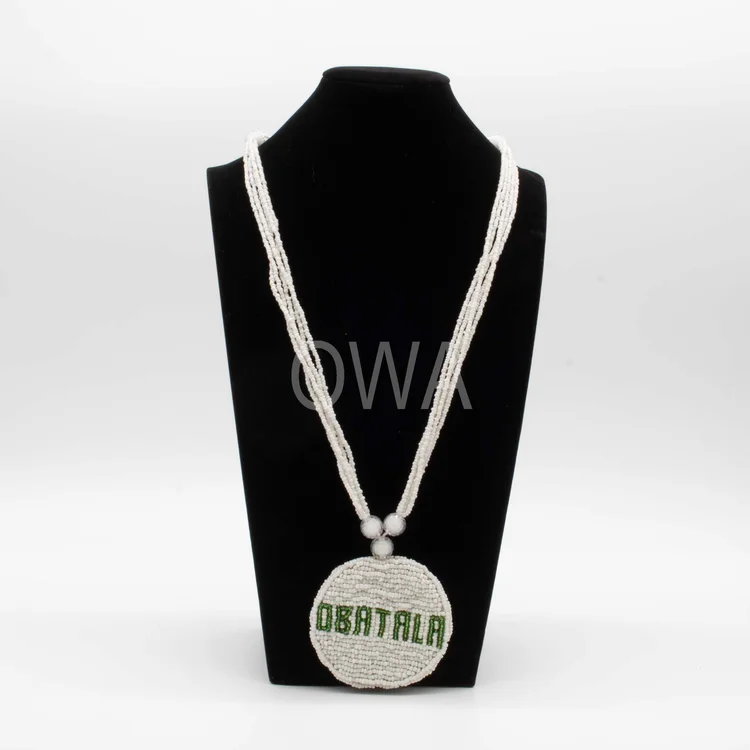 Obatala Necklace With Pendant