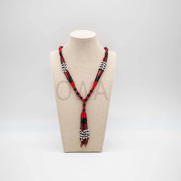 Esu Glass Beaded Necklace