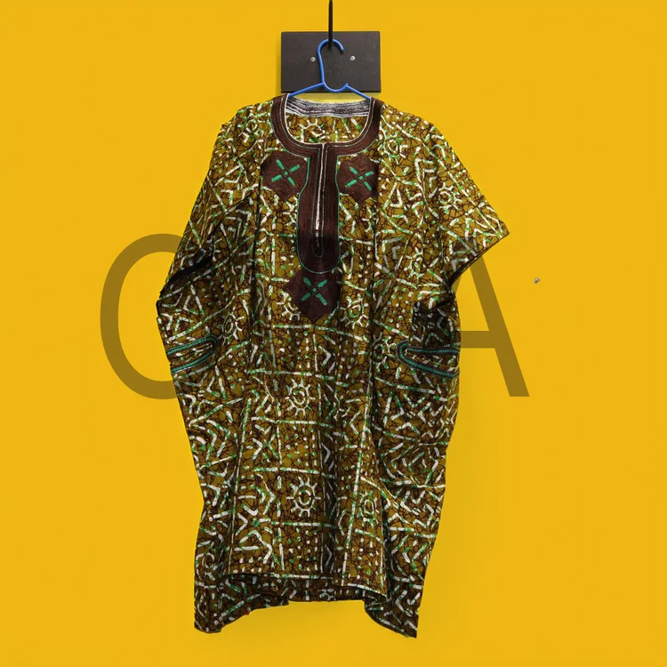 Men'S 3 Piece Traditional African Print Outfit - One Size Fits All