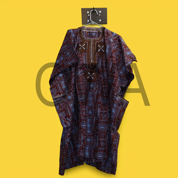 Men'S 3 Piece Traditional African Print Outfit - One Size Fits All