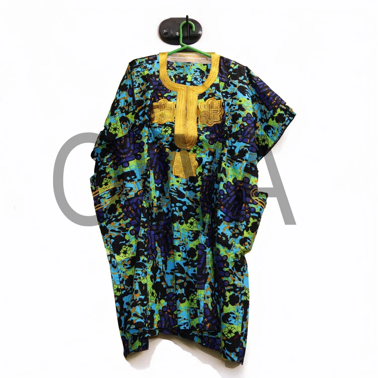 Men'S 3 Piece Traditional African Print Outfit - One Size Fits All
