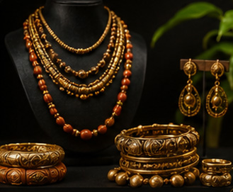 Necklace, Bracelets, Jewellery