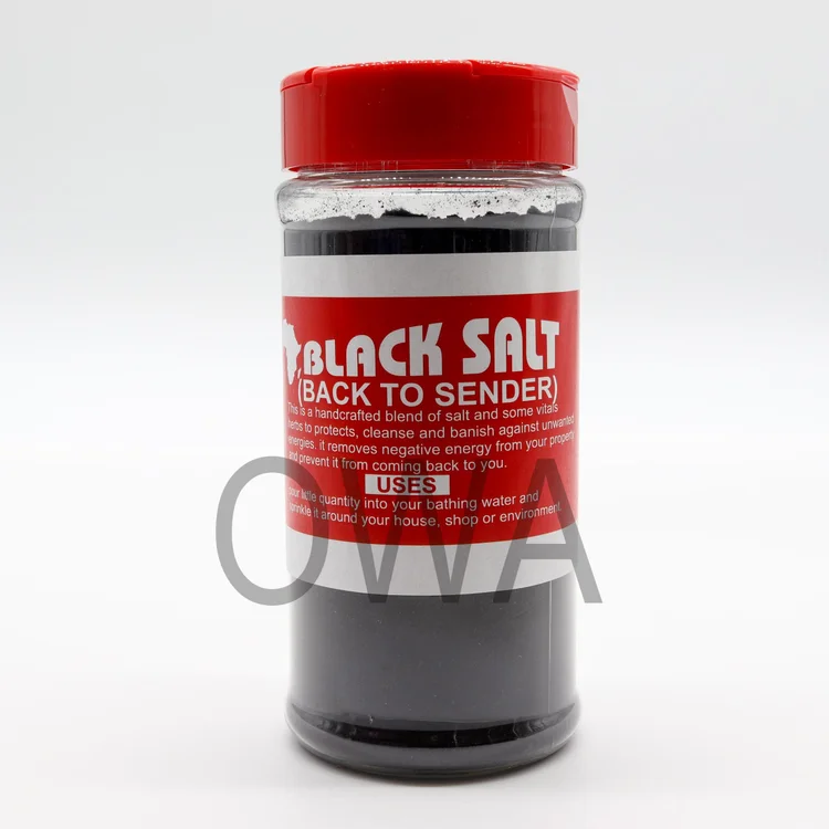 Black Back To Sender Salt - With Instructions - Jinx Removing Curse Breaker